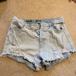 Wild Fable sz 14 highest rise denim shorts